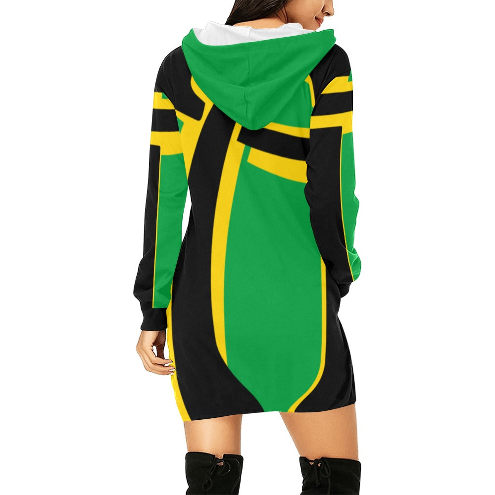 Moi Authentique Over Size Hoodie Mini Dress (Model H27)
