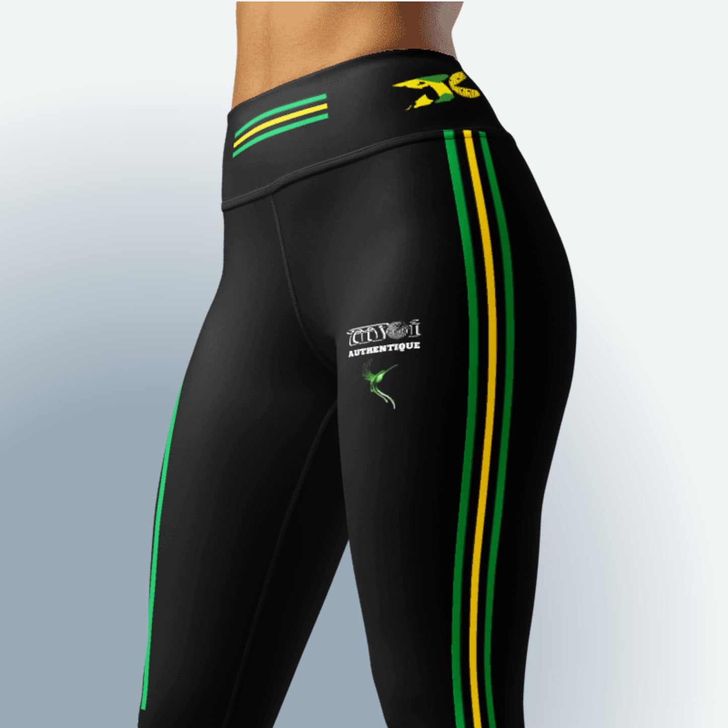 Jamaica Theme Yoga Leggings