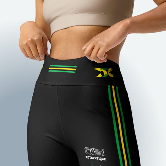 Jamaica Theme Yoga Leggings