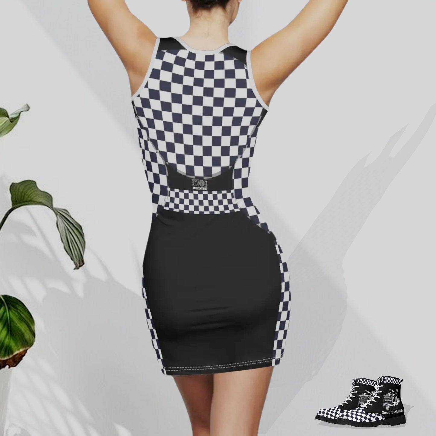 Authentic Ska Two Tone Mini Dress