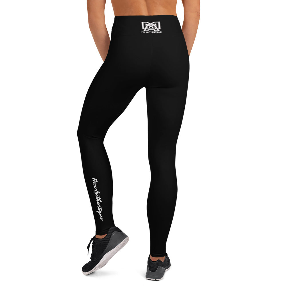 Moi Authentique Classic Black Yoga Leggings