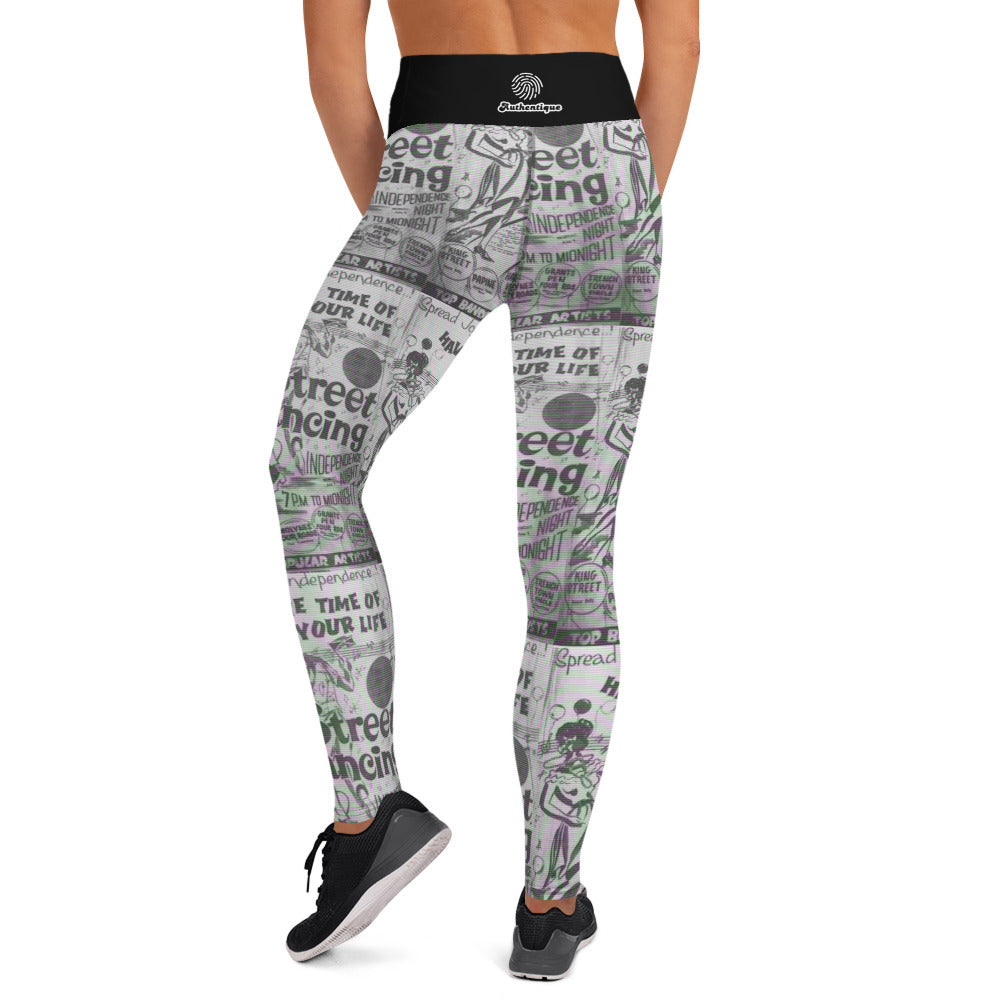 Moi Authentique Jamaica Independence Day yoga leggings.