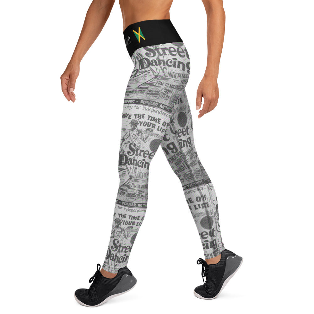 Moi Authentique Jamaica Independence Day yoga leggings.